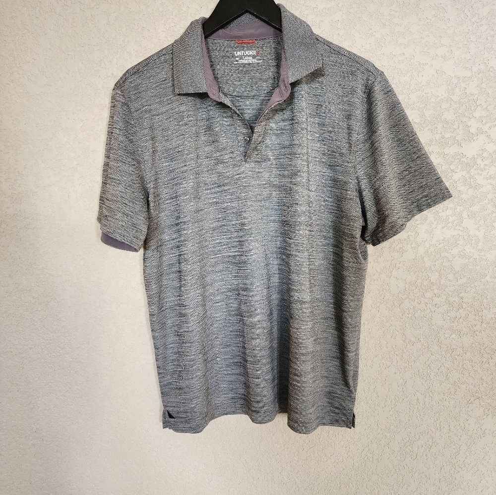 Untuckit Short Sleeve Polo Size Large